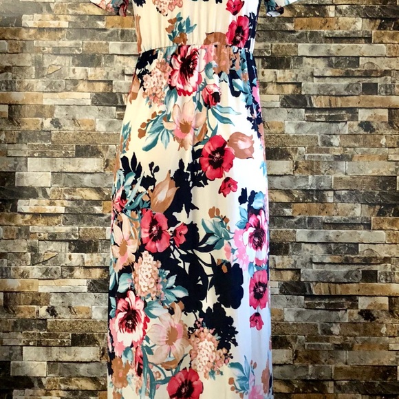 Floral Dress - High Low Size Small - Picture 4 of 4